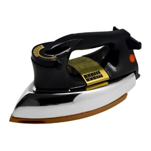 1000W Heavy Duty Super Deluxe Dry Iron With 24K Chrom Coating And Temperature Control