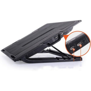 Slim And Portable USB Powered Laptop Cooling Pad With Adjustable Height, Ergonomic Design