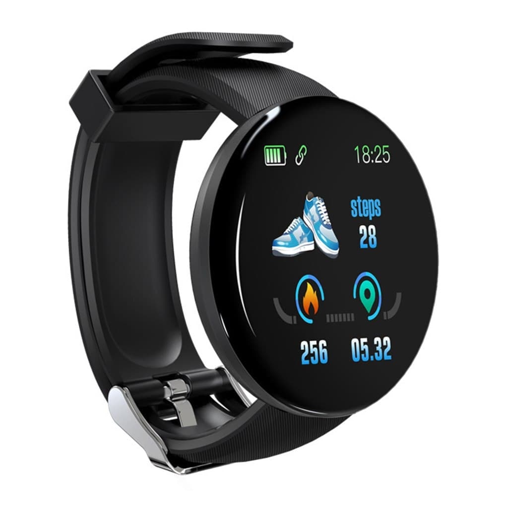 D18 Heart Rate Blood Pressure Smartwatch